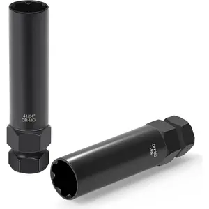 2 Piece Small 6 & 7 Spline Lug Nut Socket, Wheel Lock Key For Easy Installation and Removal of Aftermarket Spline Drive Wheel Locking Lug Nut
