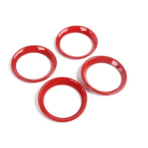 Air Vent Outlet Frame Cover Trim Ring For Ford F150 2009-2014 Car Interior Decorative Accessories Carbon Dashboard