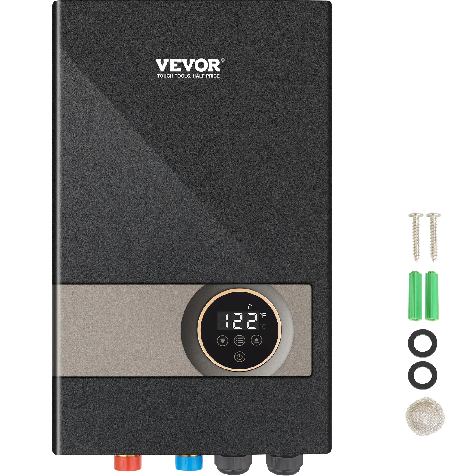 【Summerfinds】VEVOR Instant Water Heater Max. 18kw Electric Tankless Water BoilerDigital Temperature Display & Easy Installation & 24-Hour Water SupplyFor Kitchen Bathroom Shower Mall Salon Shampoo ETL Listed