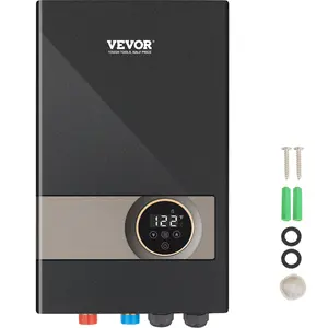 VEVOR Instant Water Heater,  Max. 18kw Electric Tankless Water Boiler, Digital Temperature Display & Easy Installation & 24-Hour Water Supply, For Kitchen Bathroom Shower Mall Salon Shampoo ETL Listed