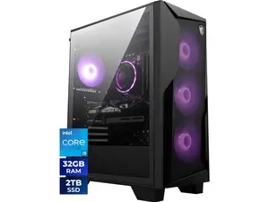 MSI Gaming Desktop PC Codex R2 B14NVL5-449US Intel Core i5-14400F 32GB DDR5 2TB SSD GeForce RTX 5060 Windows 11 Home