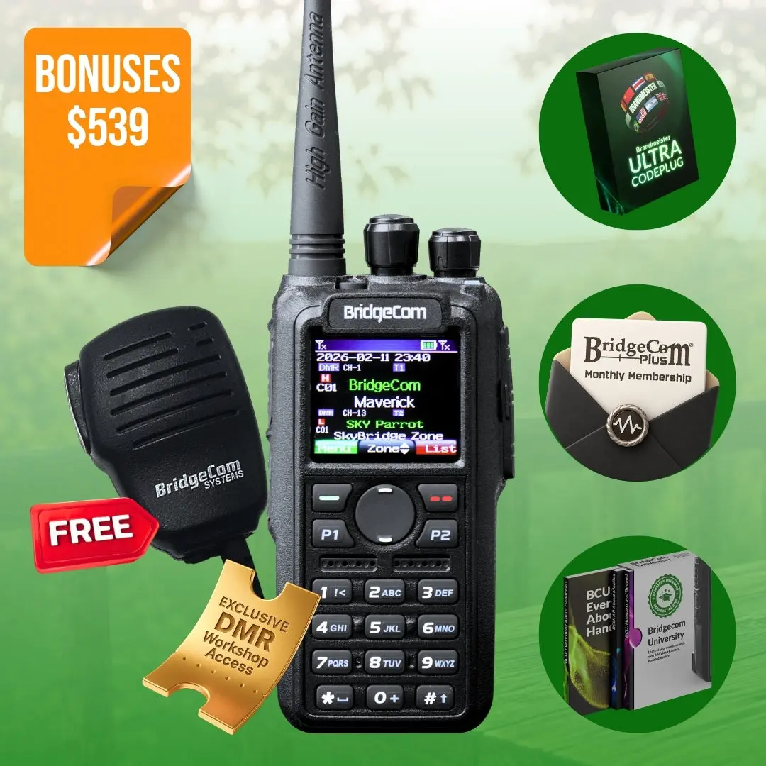 BridgeCom Maverick Dual Band DMR/Analog Radio BridgeCom Maverick Dual Band DMR/Analog Radio