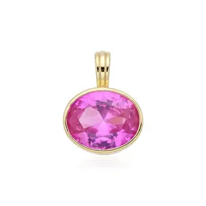 Oval Color Pendant