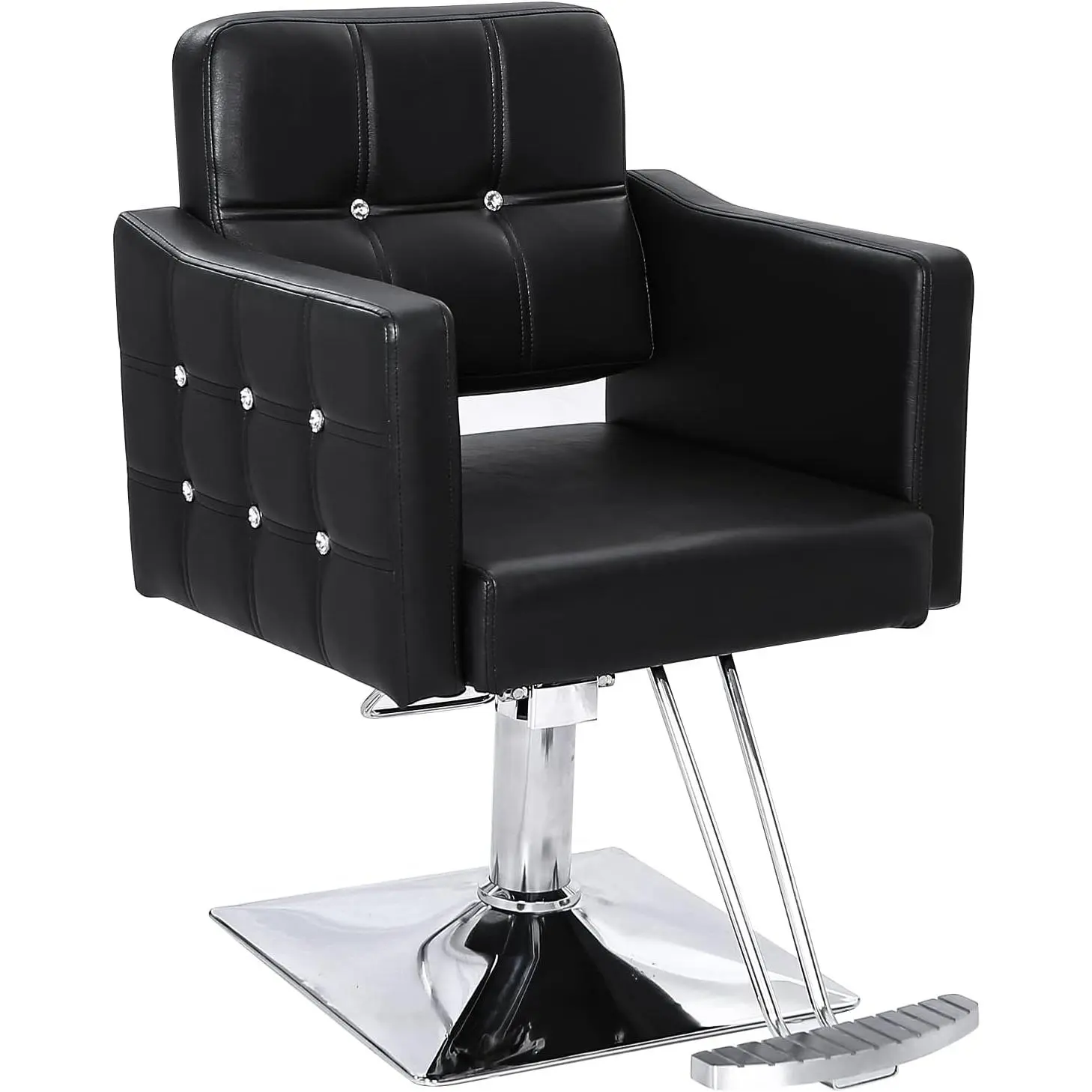 OmySalon Hair Salon Chair Hydraulic Barber Chair for Home Barbershop, Braiding Chair for Hair Stylist Heavy Duty, Styling Hairdressing Beauty Spa Equipment