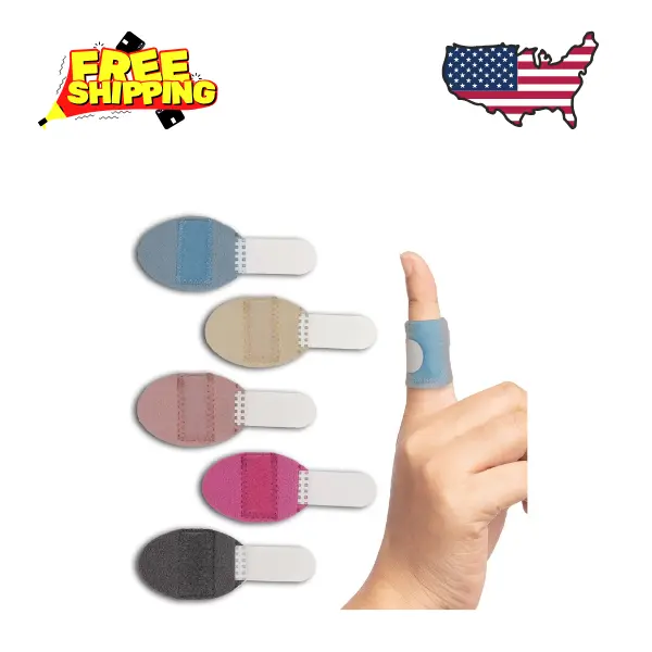 5 Pcs Trigger Finger Splints: 5 Single Straps Finger Splint Support Brace Kit