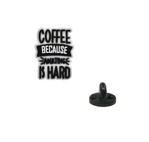 Coffee Apparel Pin Badge Pin Lapel Pin Yazzle Dazzle