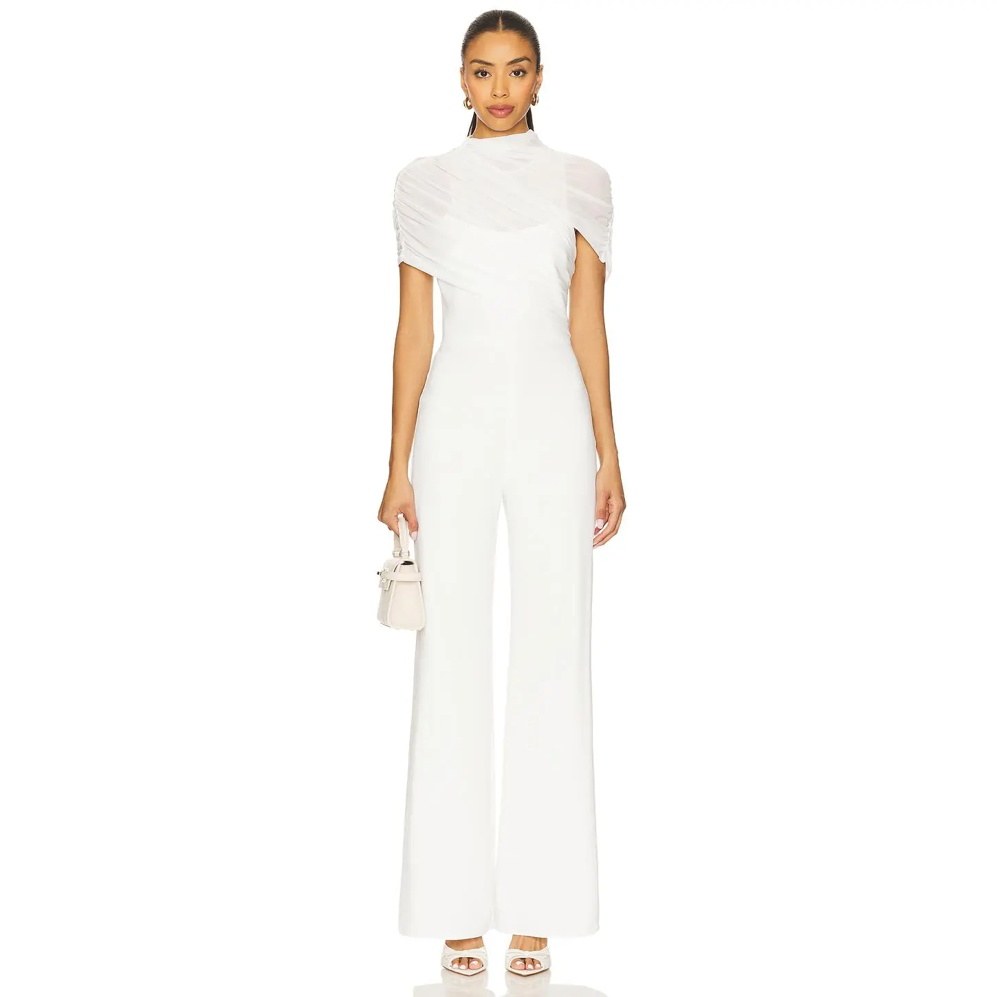 Amanda Uprichard x REVOLVE Evianna Jumpsuit in Ivory