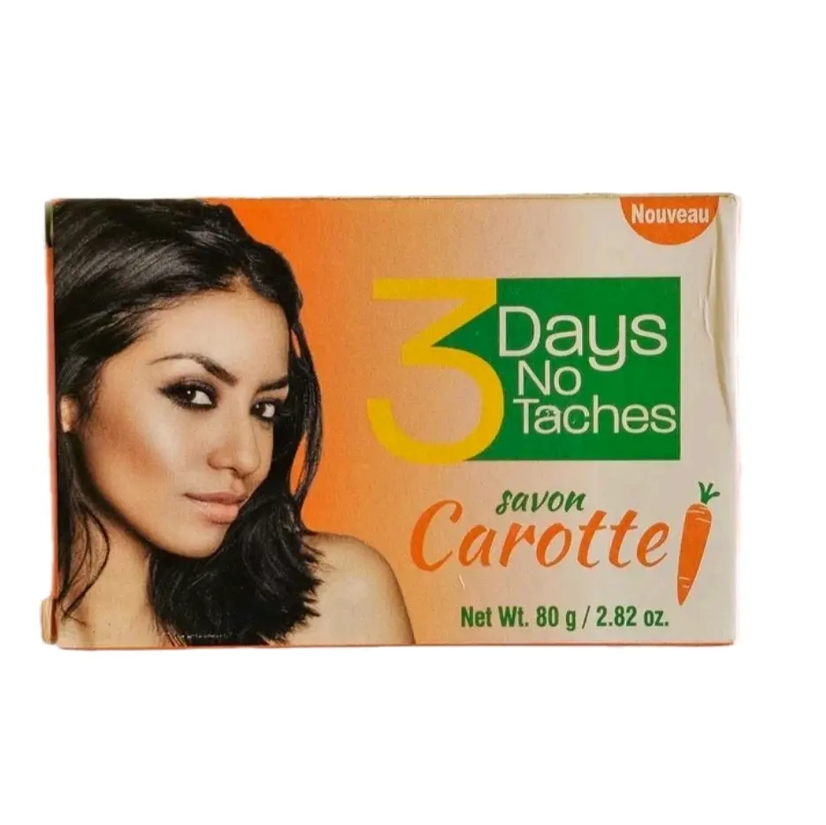 Natural Plant-Based Carrot Bar Soap - Gentle Soothing Daily Body Care Cleanser for Bar Soap Body Wash & Cleansers, Cleansing Needs, Cleansing Body Wash & Cleansers