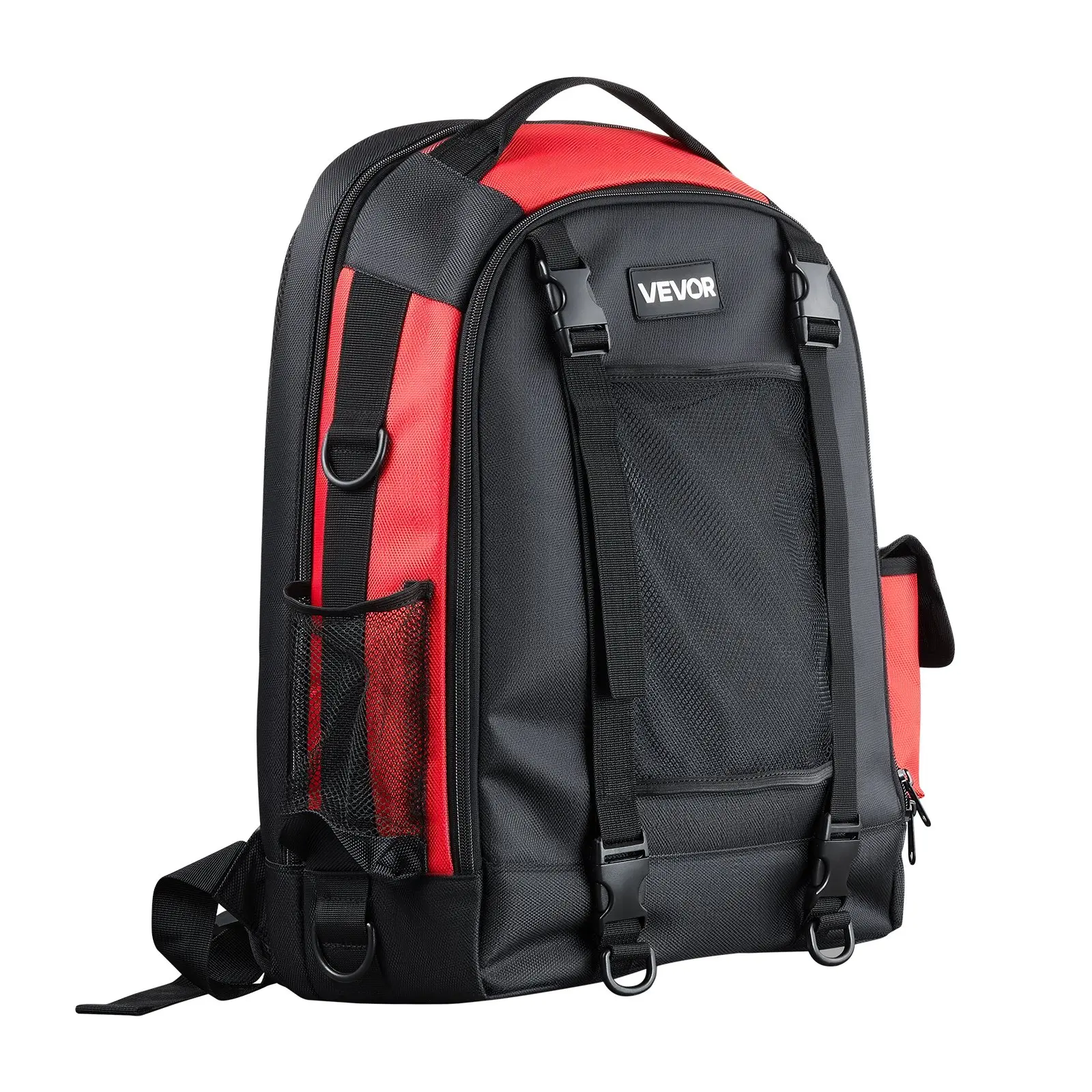 【Summerfinds】VEVOR Welding Backpack Tool Storage Kit, 25.2L 1680D High-Density Polyester Pack with Helmet Bag, Multi-Purpose Gear Bag for Welding, Outdoor Camping Tool Bag Organizer Tool Pouch