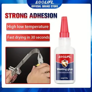 Strong Welding Adhesive Gel, High Temperature Instant Dry Glue, Fast Drying, 10 Seconds Cure, Multi-Purpose for Plastic Metal Wood Ceramic Glass, Powerful Bond Solution