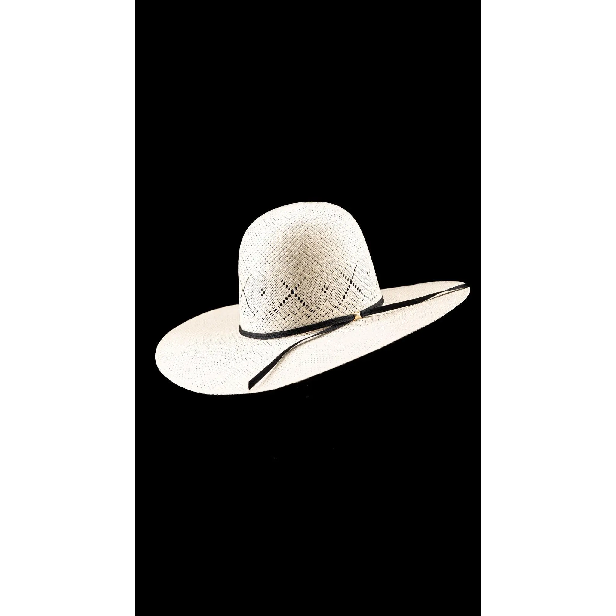 Rock'em 100X X Rombo Open Crown Straw Hat