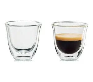 De'Longhi 2 Oz. 2-pack Espresso Glasses De'Longhi 2 Oz. 2-pack Espresso Glasses