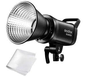 Godox SL60IIBi 75W Bowens Mount Led Video Light,11 FX Effects CRI≥96 TLCI≥97 2800K-6500K,16 Groups 32 Channels,2.4GHz Wireless/Bluetooth/Light Body Control,0%-100% Brightness Adjustment