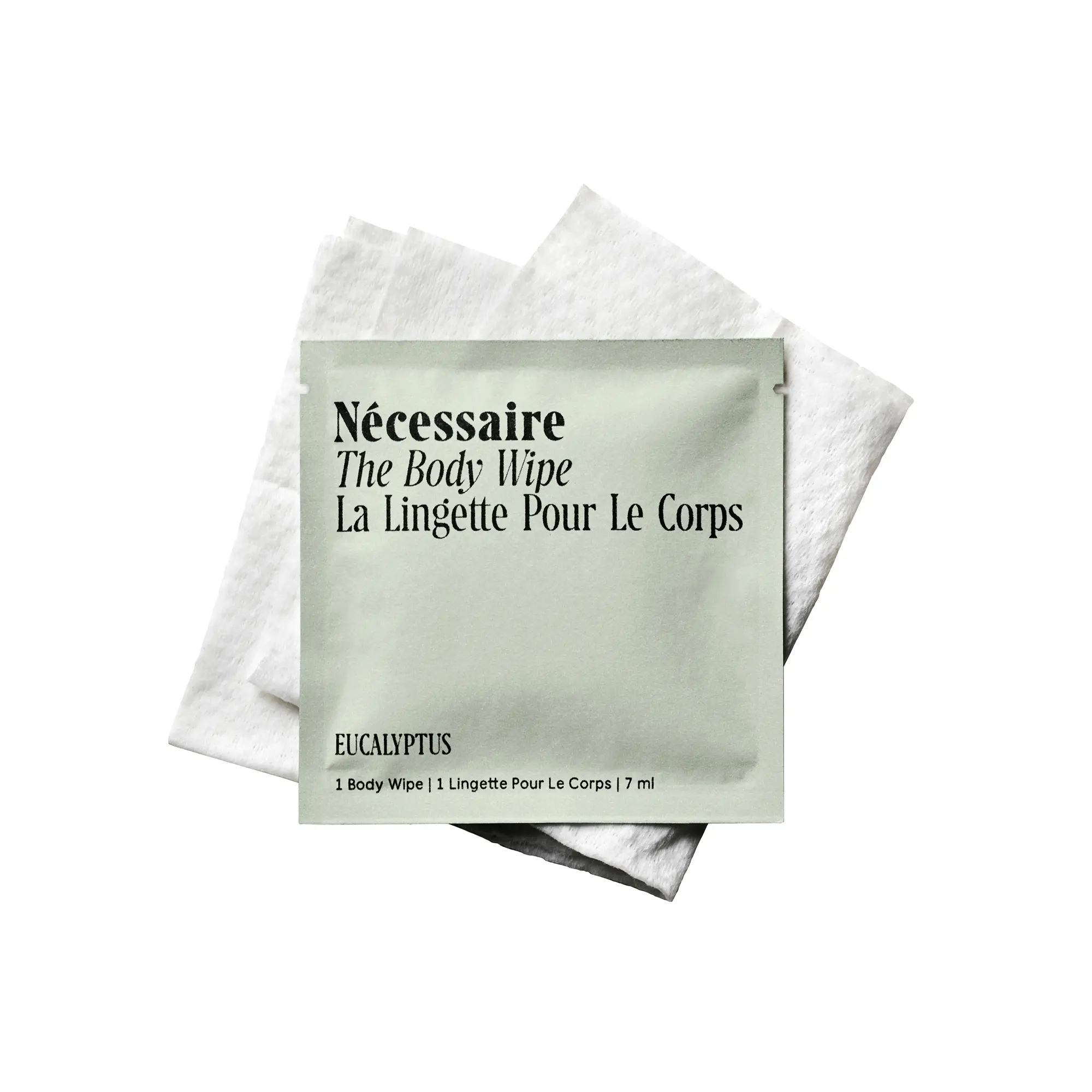 Nécessaire The Body Wipe | On-the-Go Cleansing Body Wipes | Body Wash-Inspired Formula with Niacinamide, Omegas + Plant Oils | Clean, Soft, Refreshed Skin | Eucalyptus Scent | Vegan + Non-Comedogenic