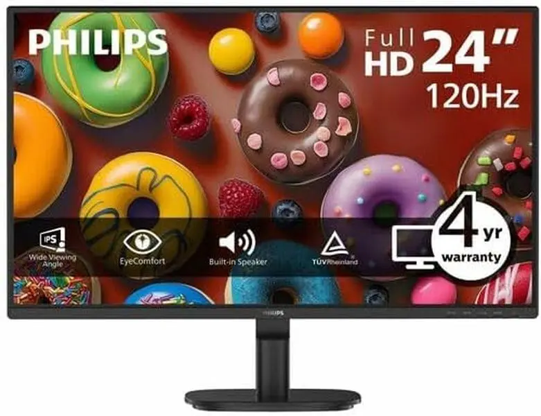 PHILIPS 24B2N2200 - 24IN MONITOR, LED, FHD (1920X1080), HDMI, VGA,DP, 4 YEAR ADV
