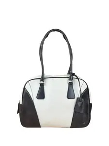 Pre-owned na Shoulder Bags Prada Vintage Leather Bowler Handbag White