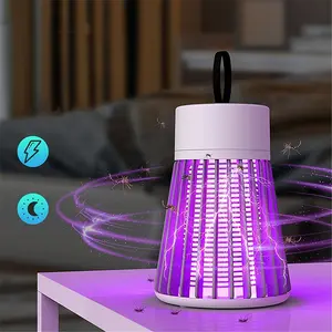 Bug Zapper, Mosquito Zapper Fly Trap Mosquito Killer Lamp USB Electric Radiationless LED Mute Bed Bug Killer Indoor for Mosquito Insect Gnat Moth Fruit Flies with a Small Brush