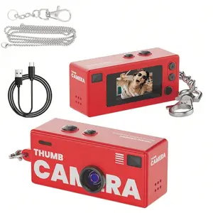 1080P Ultra-Compact Magic Thumb Keychain 0.96-inch Action Style Supports Memory Cards Includes 64GB Memory Card