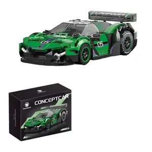 Super Car Building Block Model Toy Set, Concept Car Desktop Decor, Assembly Racing Blocks, Ideal Christmas/birthday Gift for Kids, Stem Construction Set