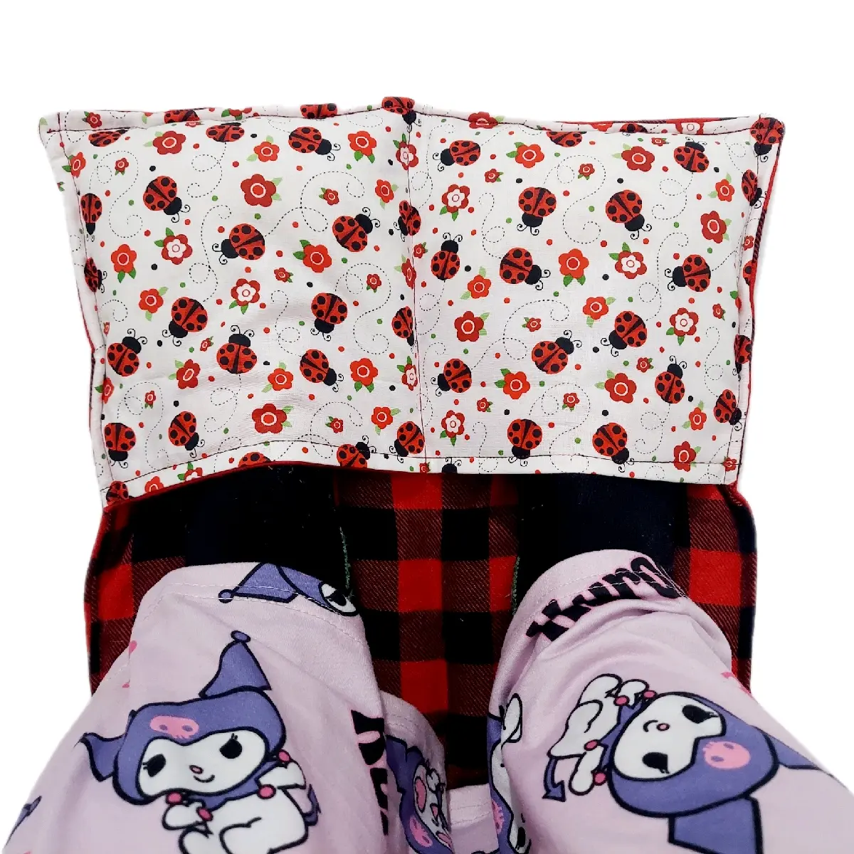Ladybug Footwarmer/hand warmer, rice bag, heat pad, cold pack, self care