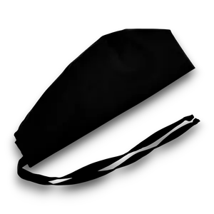 Black Skull tie-back style surgical scrub cap for men by Paradise Caps.