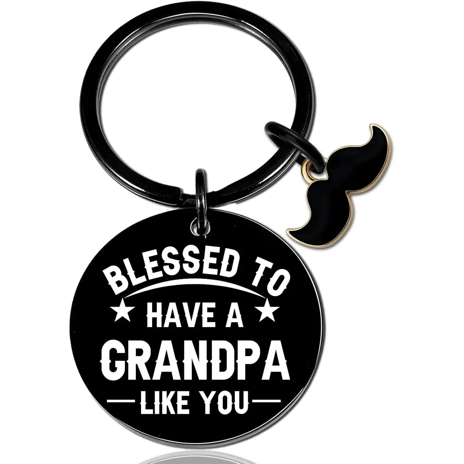 Grandpa Gifts From Granddaughters Grandsons Best Grandpa Gifts From Grandchildren Birthday Gift For Grandfather Fathers Day Christmas Unique Grandfather Keychain Thank You Gift For Him