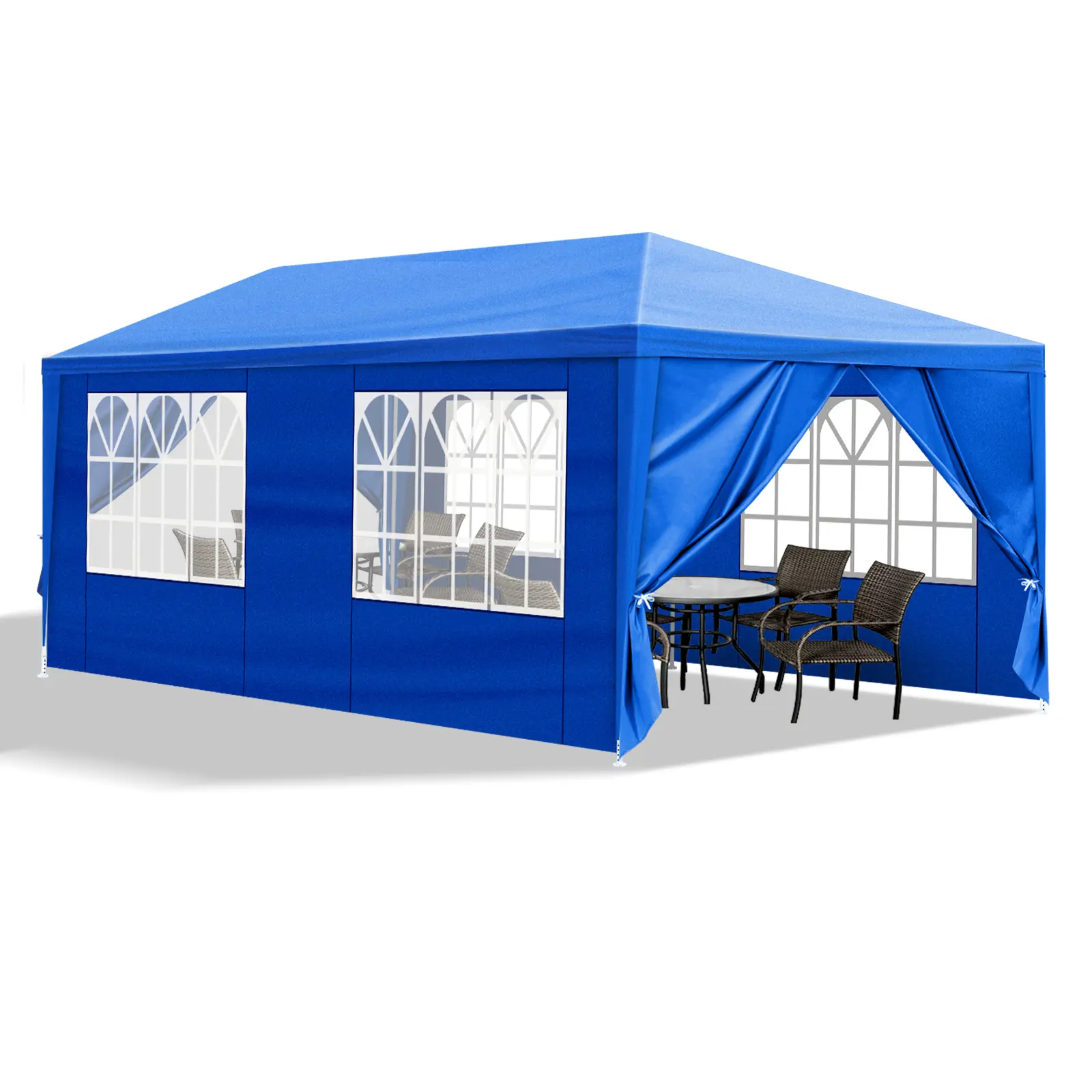 10’x20’ Outdoor Party Tent with Removable Sidewalls and Windows, Waterproof Material, Spacious for Weddings, Parties, and Events