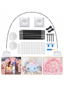 Balloon Arch Kit, 9FT Height & 10FT Width Adjustable Balloon Arch Stand Garden Arbors: Balloon Arch Frame with Base - for Garden Arbors Wedding Baby Shower Birthday Photo Backdrop