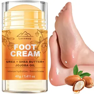 Foot Cream Stick with 60% Urea, Shea Butter & Jojoba Oil | Intense Hydration for Cracked Heels | Fast-Absorption, Non-Greasy & Smooth Formula | 40g Stick
