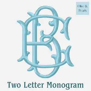 Two Letter Monogram