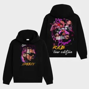 Raymond & Brown Tour 2026 v4 Unisex Oversized Premium Cotton Hoodie Sweater T-Shirt, The Team Breezy Hoodie Sweater T-Shirt , Vintage Music Merch Sweatshirt Hoodie T-Shirt, Music Rap Style, New Album Gift For Fans