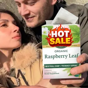 Organic Hormone Balance Menstrual Tea Traditional Medicinals Organic Raspberry Leaf Herbal Tea, Eases Menstrual Cramps & Supports Healthy Pregnancy, (Pack of 1) - 16 Tea Bags