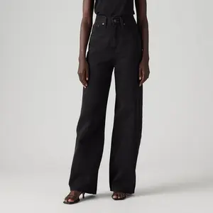 Levi's Women's High-Rise Cinch Baggy Jeans - Capturing Moments 30: Lightweight Denim, Straight Leg, 31" Inseam