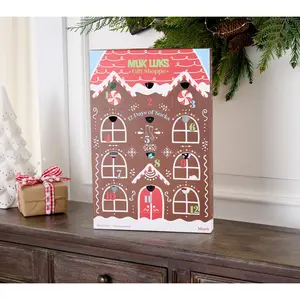 MUK LUKS Men's 12 Days of Christmas Socks