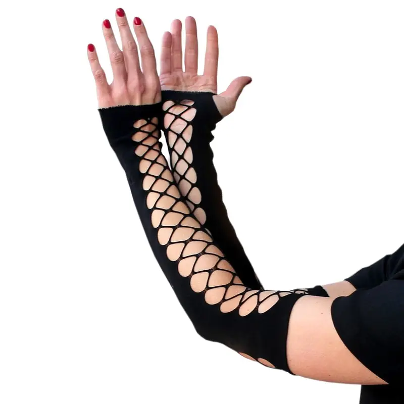 y2k fingerless gloves - TikTok Shop