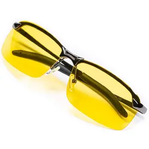 KTINEIC Night Driving Glasses Anti Glare Polarized With Stylish Case - Night Vision/ Tac Glasses - for Driving - Nighttime Glasses