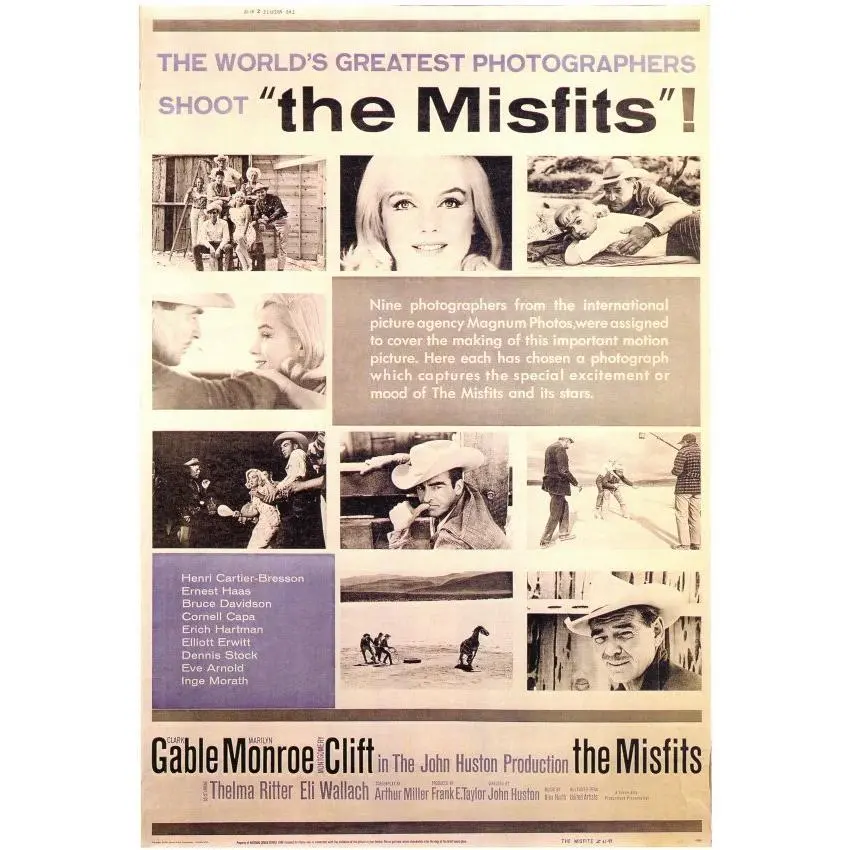 The Misfits Movie Poster Print (11 x 17)
