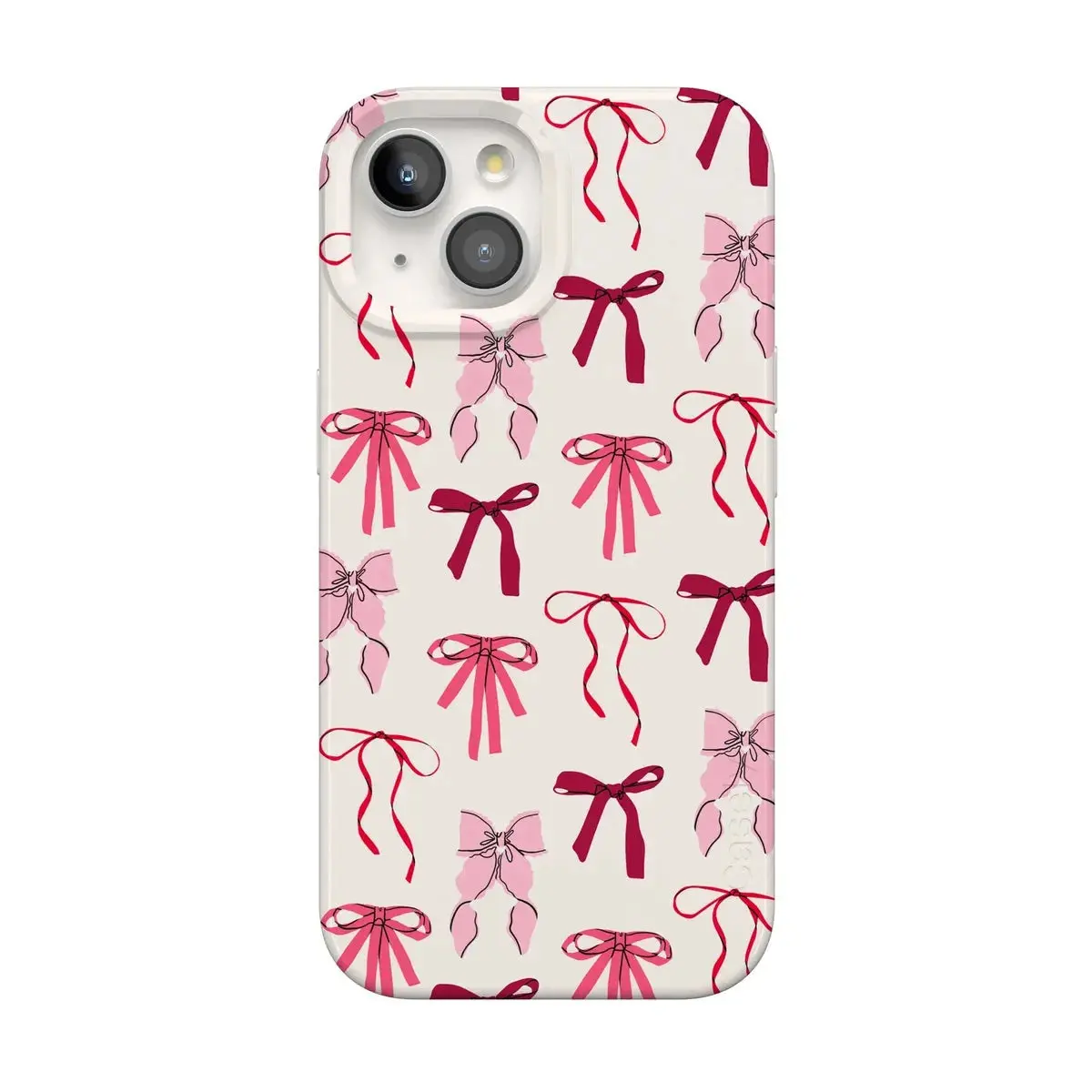 Casely iPhone 15 Case | Lover Girlie | Pink Bows | Compatible with MagSafe | Classic Ultra Thin Design