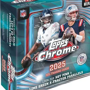 2025 NFL Topps Chrome Mega Box