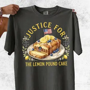Comfort Colors Justice For Lemon Pound Cake Afroman Shirt, Unisex Cotton Tee