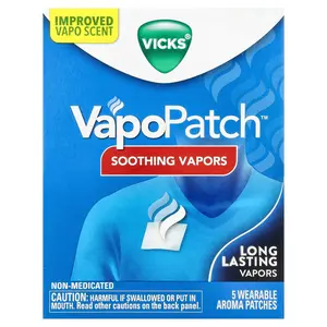 Vicks VapoPatch™, Soothing Vapors, 5 Wearable Aroma Patches | HSA/FSA Eligible
