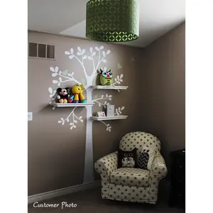 Shelving Tree Decal with Birds