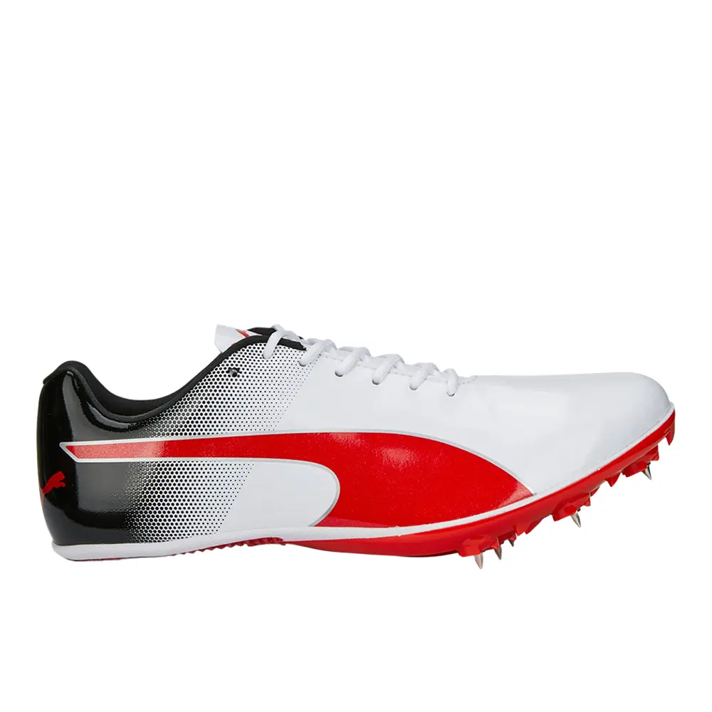 PUMA Mens Evospeed Sprint 14 And Field Running Sneakers Shoes - White