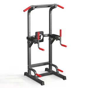 500LB Beast Mode 10-Level Adjustable Power Tower  Pull Up Bar + Dip Stand + 5-in-1 Strength Training  All-Level Home Gym (Beginner ,Friendly),Adjustable Heavy Duty Power Tower,pullup, machine，home gym equipment Whole Body Workout
