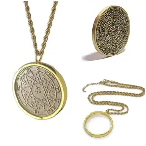 Seventh Pentacle of Mars Necklace – Solomonic Seal, 72 Names of God