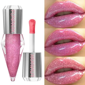 Long-Lasting Lip Gloss, Moisturizing, Hydrating and Plumping Effect, Radiant Finish, Perfect Liquid Lipstick Gift for Girls and Women, Valentine's Day Special Recommendation