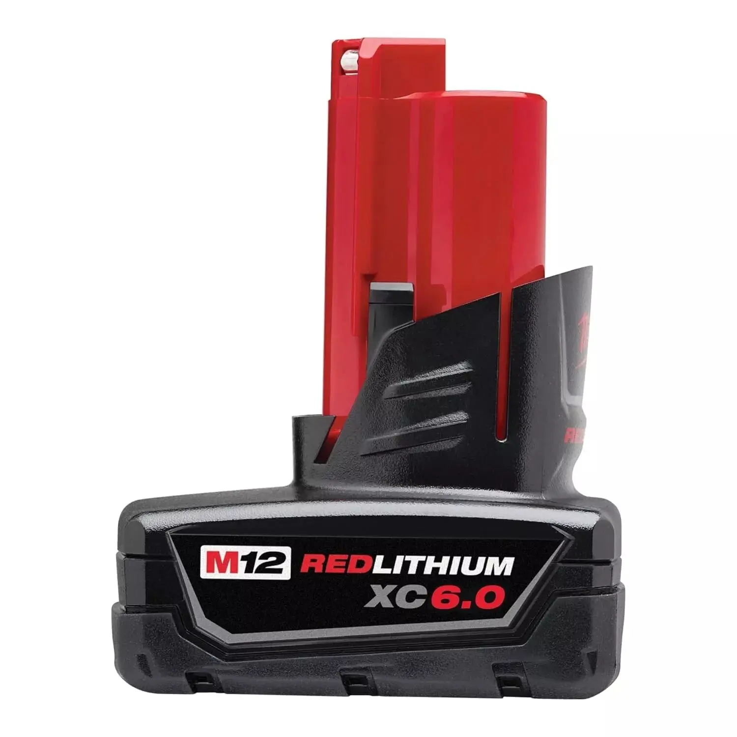 Milwaukee 48-11-2460 M12 12-Volt Lithium-Ion XC Extended Capacity 6.0 Cordless Tool Battery, Compatible Lithium Battery for M12 Power Tools, Lithium Batteries