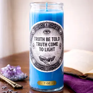 Truth Be Told Truth Come To Light   Ritual Candle