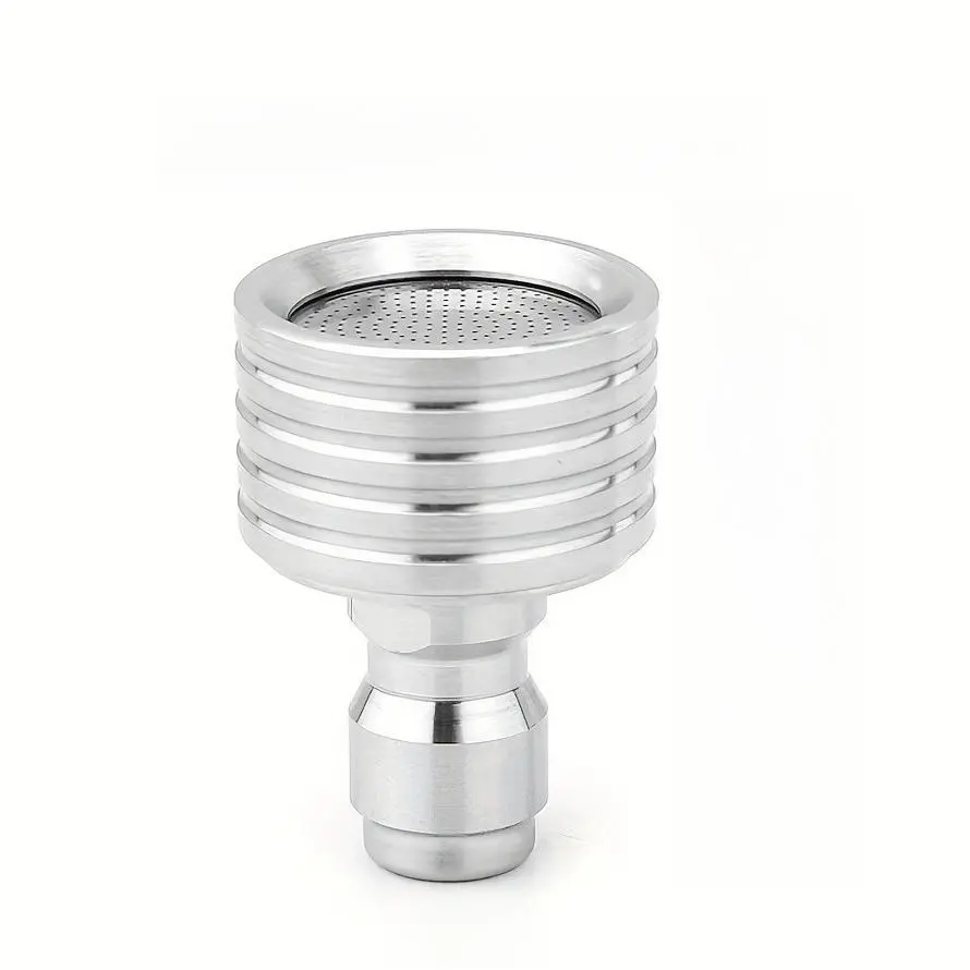 High-pressure cleaner Stainless Steel nozzle, Spray nozzle tips, suitable for car cleaning, gardens, driveways, Quick connect/disconnect, compatible with high-pressure cleaners and extension tubes, High Flow Nozzle