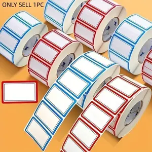 Reusable Waterproof Oil-Resistant Labels, 1 Roll 1000 Pieces, Kitchen Organization, Food Containers, Bottles, Gift Tags, Birthday Stickers
